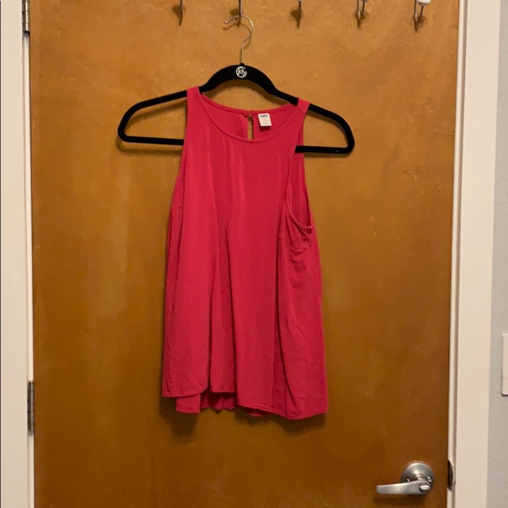 Pink Sleeveless Top